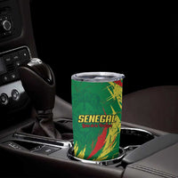 Senegal Football Pride Custom Tumbler Cup Les Lions de la Teranga