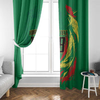 Senegal Football Pride Custom Window Curtain Les Lions de la Teranga