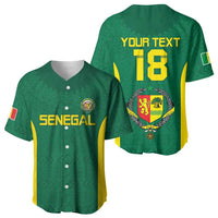 Senegal Football Custom Baseball Jersey Pride of African Champions