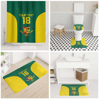 Senegal Football Custom Bathroom Set Pride of African Champions