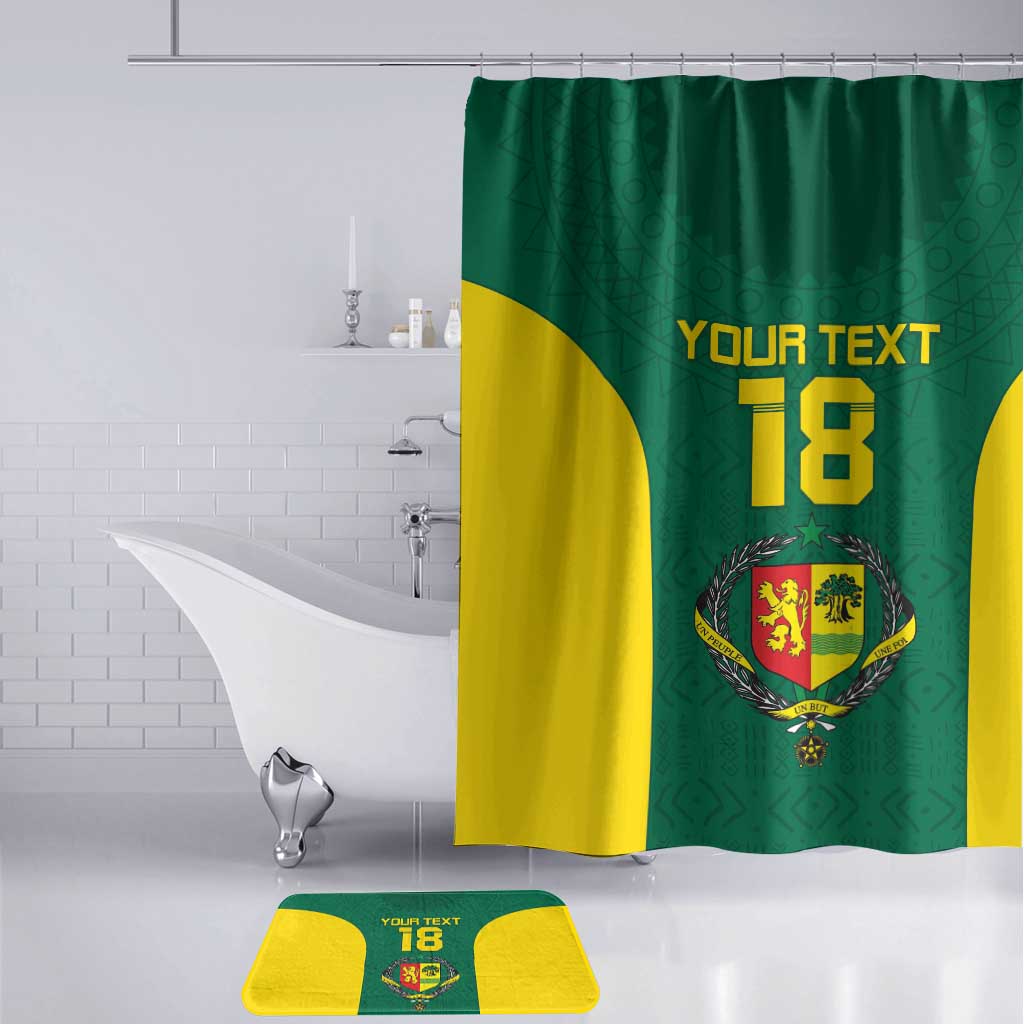 Senegal Football Custom Bathroom Set Pride of African Champions