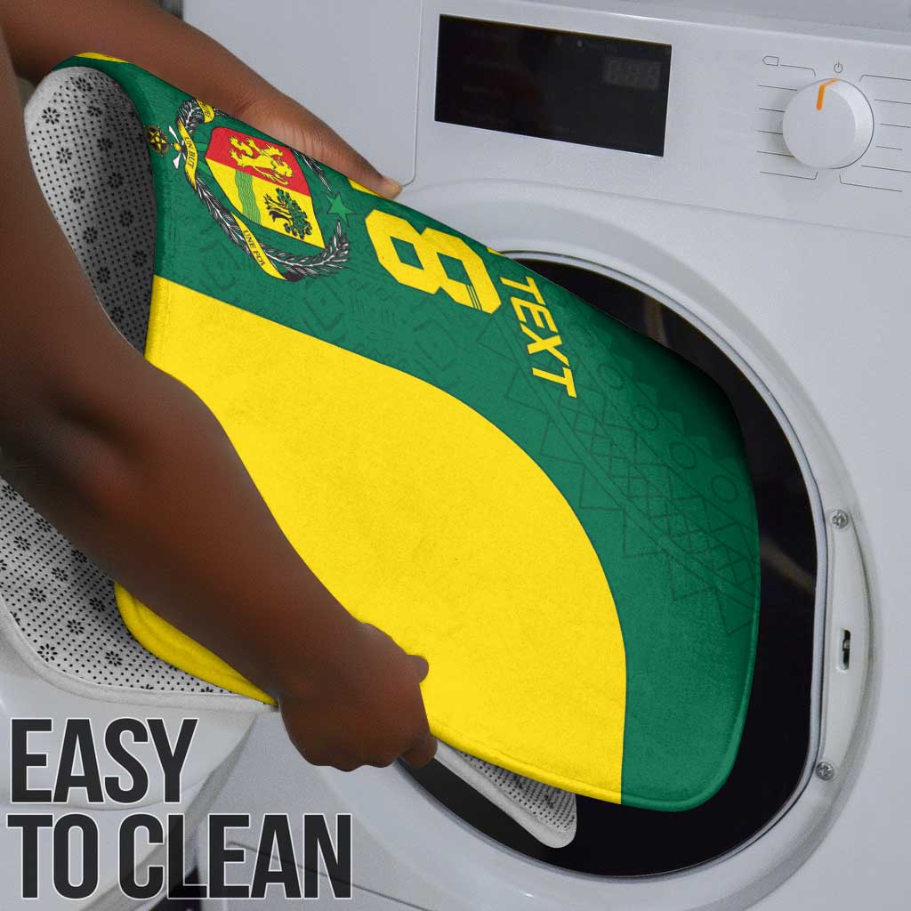 Senegal Football Custom Bathroom Set Pride of African Champions