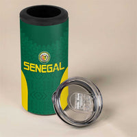 Senegal Football Custom 4 in 1 Can Cooler Tumbler Pride of African Champions