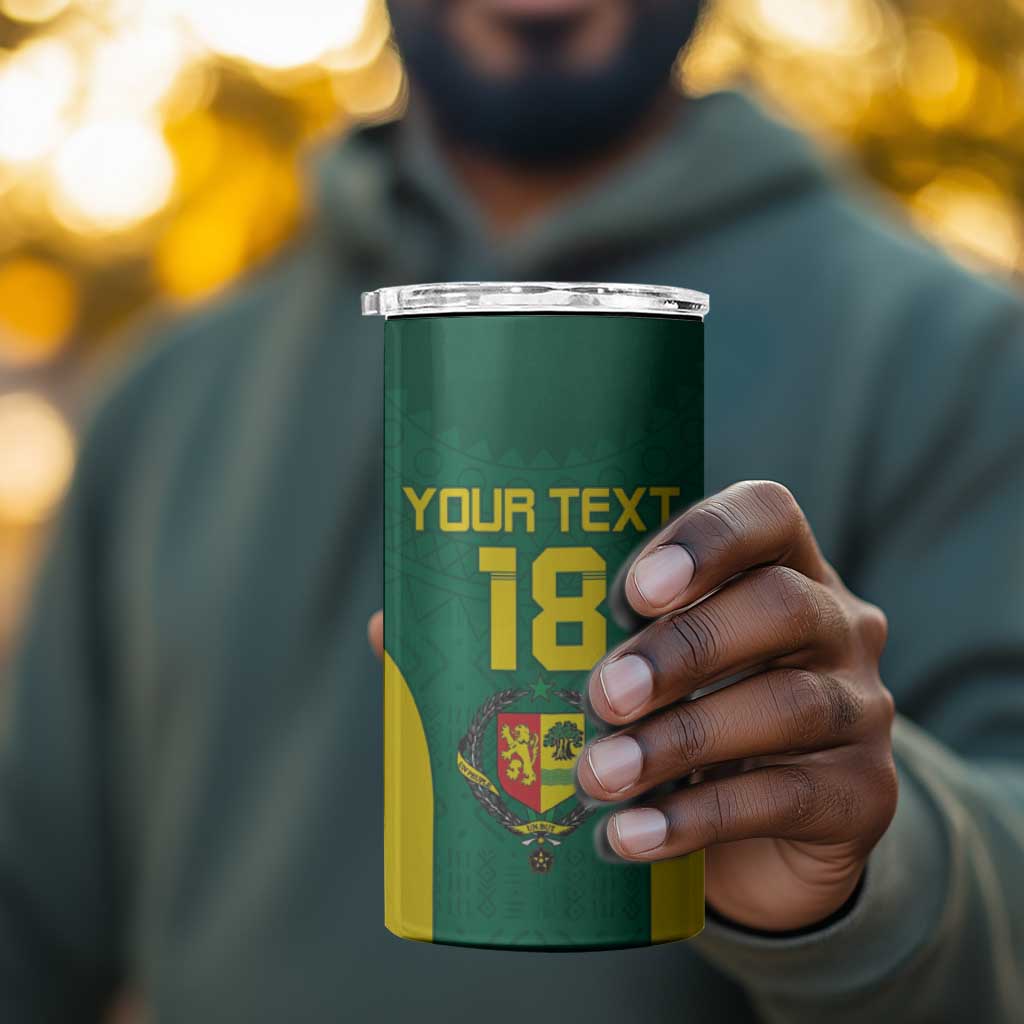 Senegal Football Custom 4 in 1 Can Cooler Tumbler Pride of African Champions