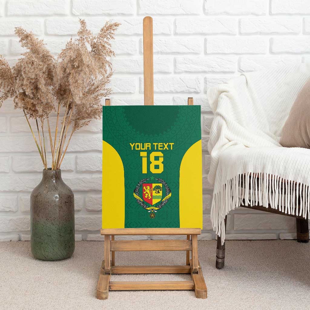 Senegal Football Custom Canvas Wall Art Pride of African Champions