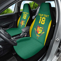 Senegal Football Custom Car Seat Cover Pride of African Champions