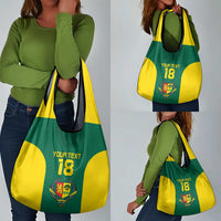 Senegal Football Custom Grocery Bag Pride of African Champions