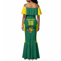 Senegal Football Custom Mermaid Dress Pride of African Champions