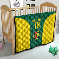 Senegal Football Custom Quilt Pride of African Champions