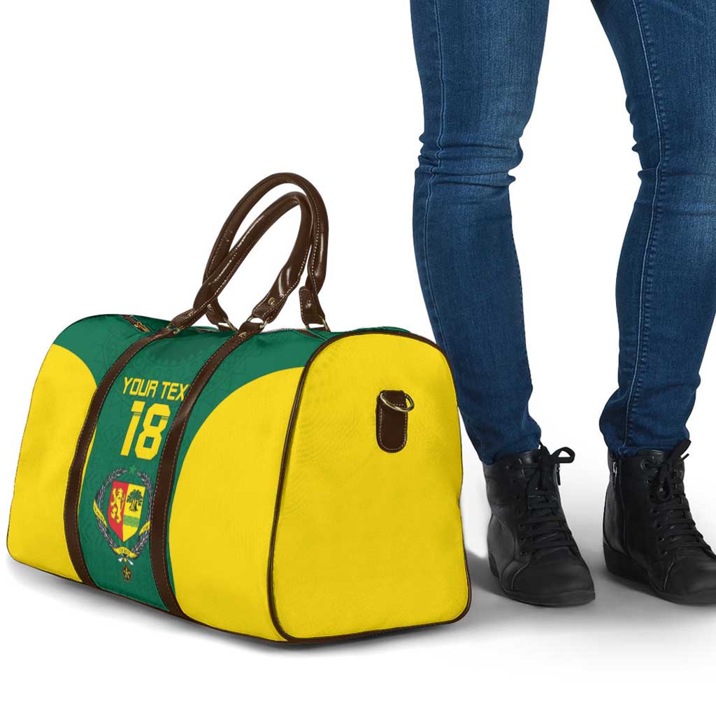 Senegal Football Custom Travel Bag Pride of African Champions