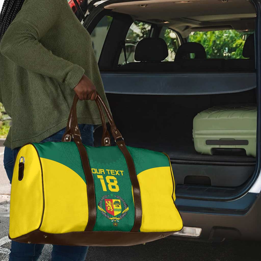 Senegal Football Custom Travel Bag Pride of African Champions