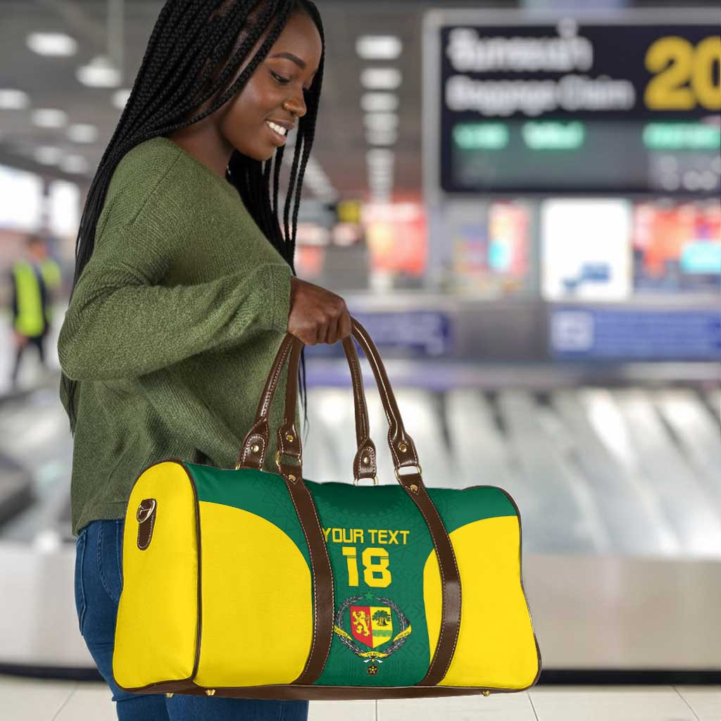 Senegal Football Custom Travel Bag Pride of African Champions