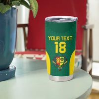 Senegal Football Custom Tumbler Cup Pride of African Champions