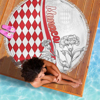 Monaco Deo Juvante Beach Blanket Lozenge Flag Style