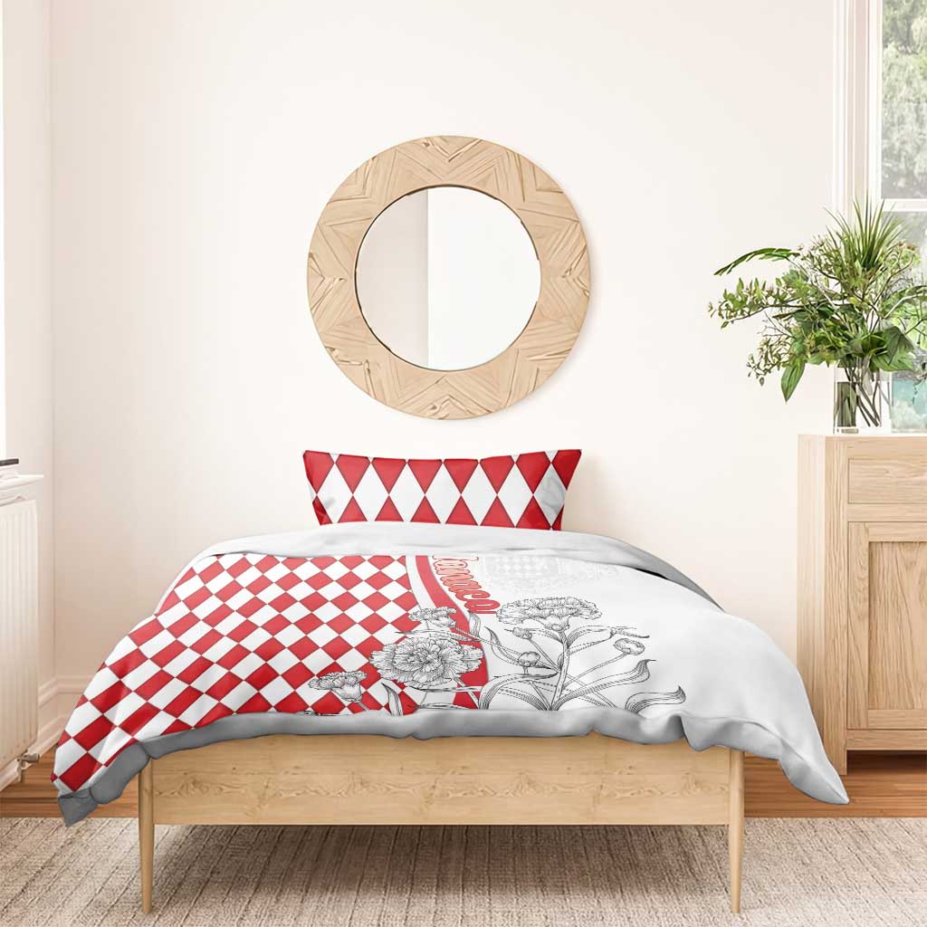 Monaco Deo Juvante Bedding Set Lozenge Flag Style