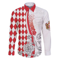 Monaco Deo Juvante Family Matching Puletasi and Hawaiian Shirt Lozenge Flag Style