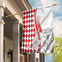Monaco Deo Juvante Garden Flag Lozenge Flag Style
