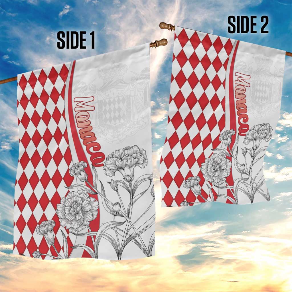 Monaco Deo Juvante Garden Flag Lozenge Flag Style