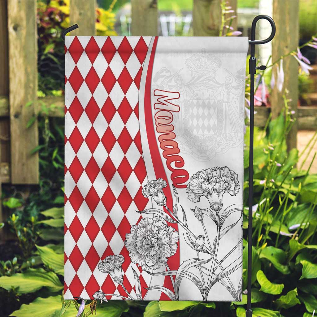 Monaco Deo Juvante Garden Flag Lozenge Flag Style