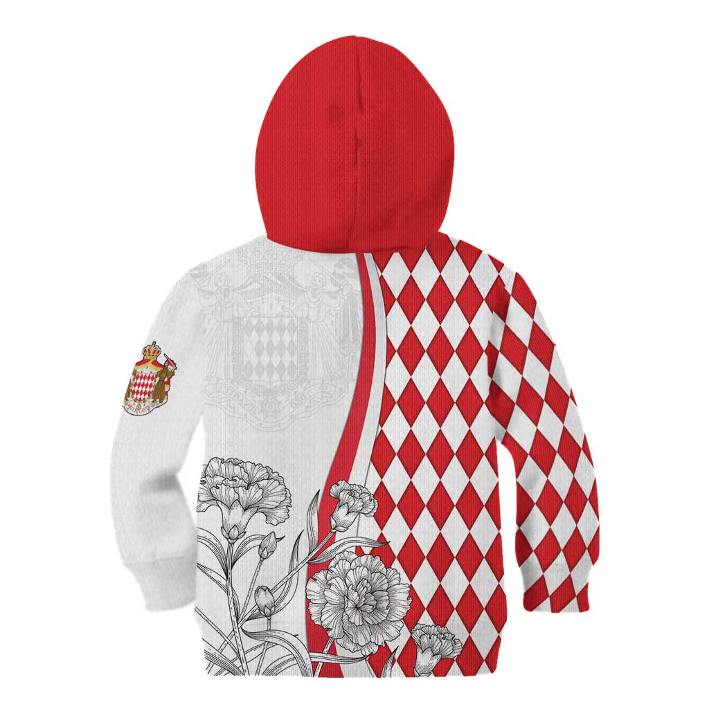 Monaco Deo Juvante Kid Hoodie Lozenge Flag Style