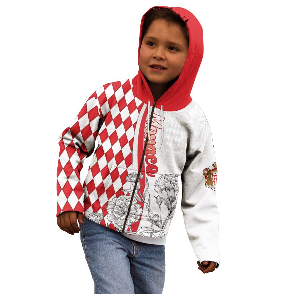 Monaco Deo Juvante Kid Hoodie Lozenge Flag Style