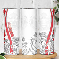 Monaco Deo Juvante Skinny Tumbler Lozenge Flag Style