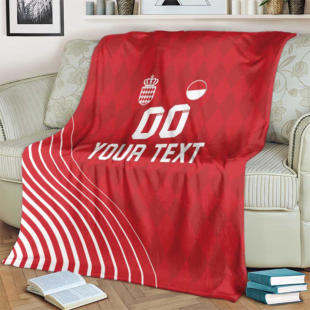 Custom Monaco Football Blanket Go Champion 2025