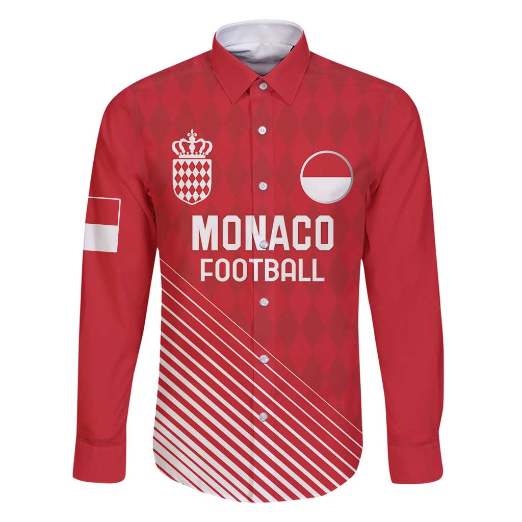 Custom Monaco Football Family Matching Long Sleeve Bodycon Dress and Hawaiian Shirt Go Champion 2025