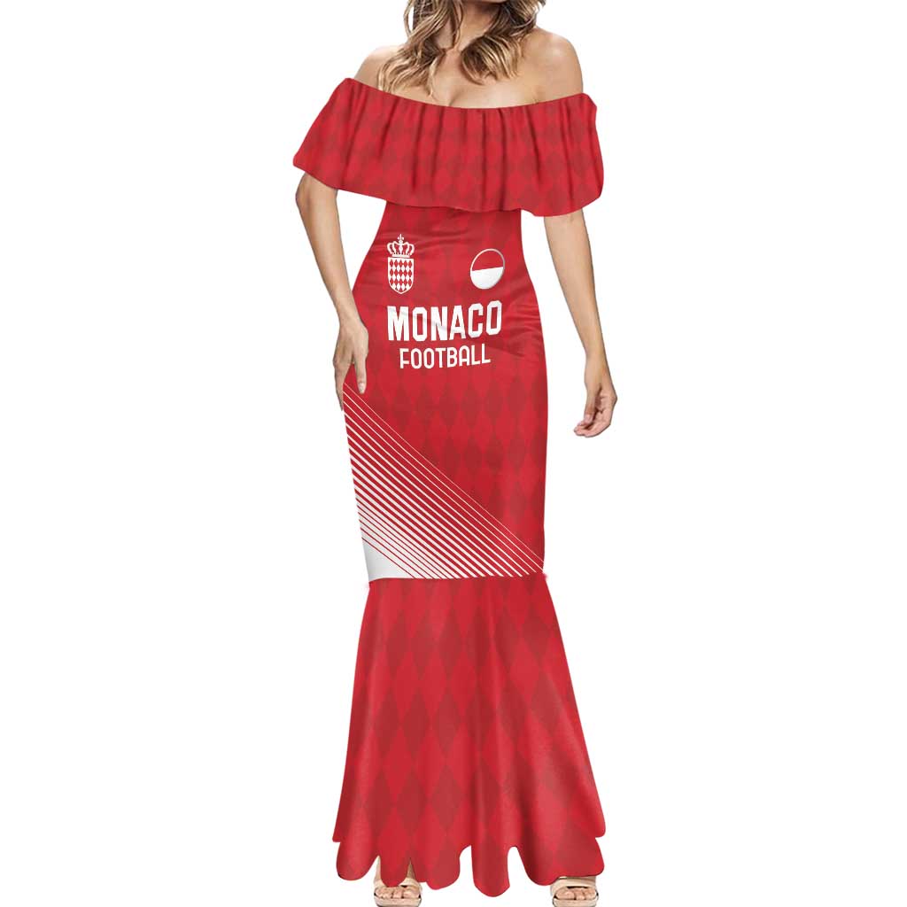 Custom Monaco Football Mermaid Dress Go Champion 2025