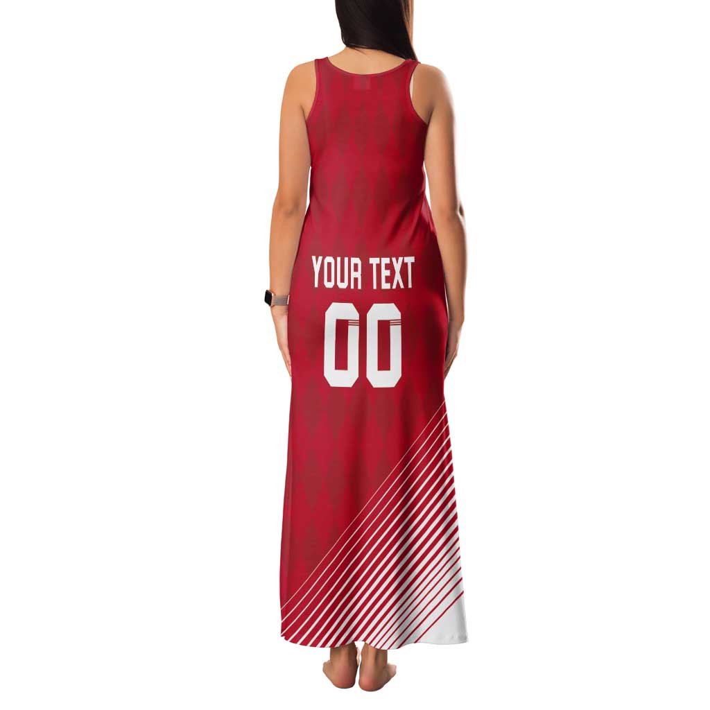 Custom Monaco Football Tank Maxi Dress Go Champion 2025