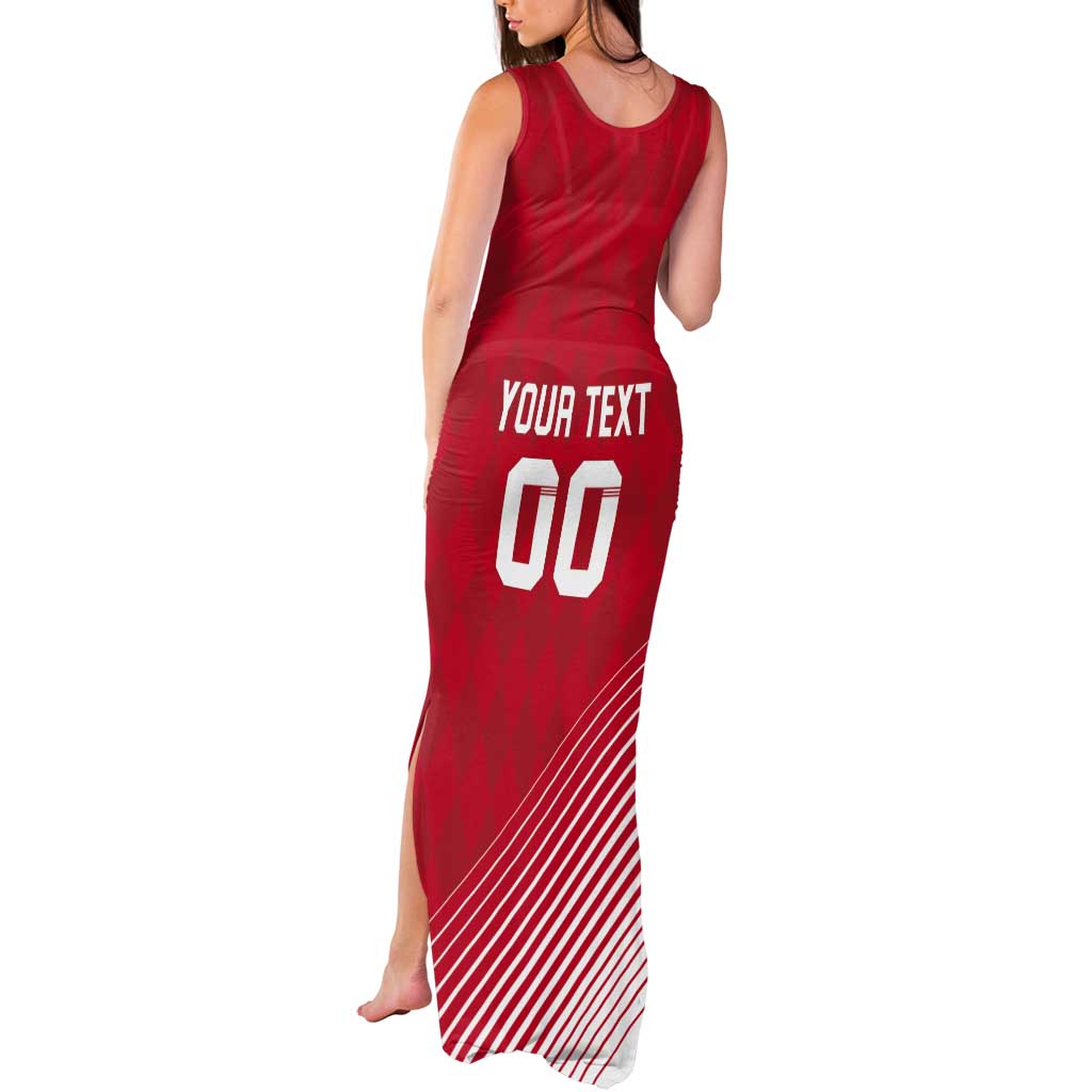 Custom Monaco Football Tank Maxi Dress Go Champion 2025