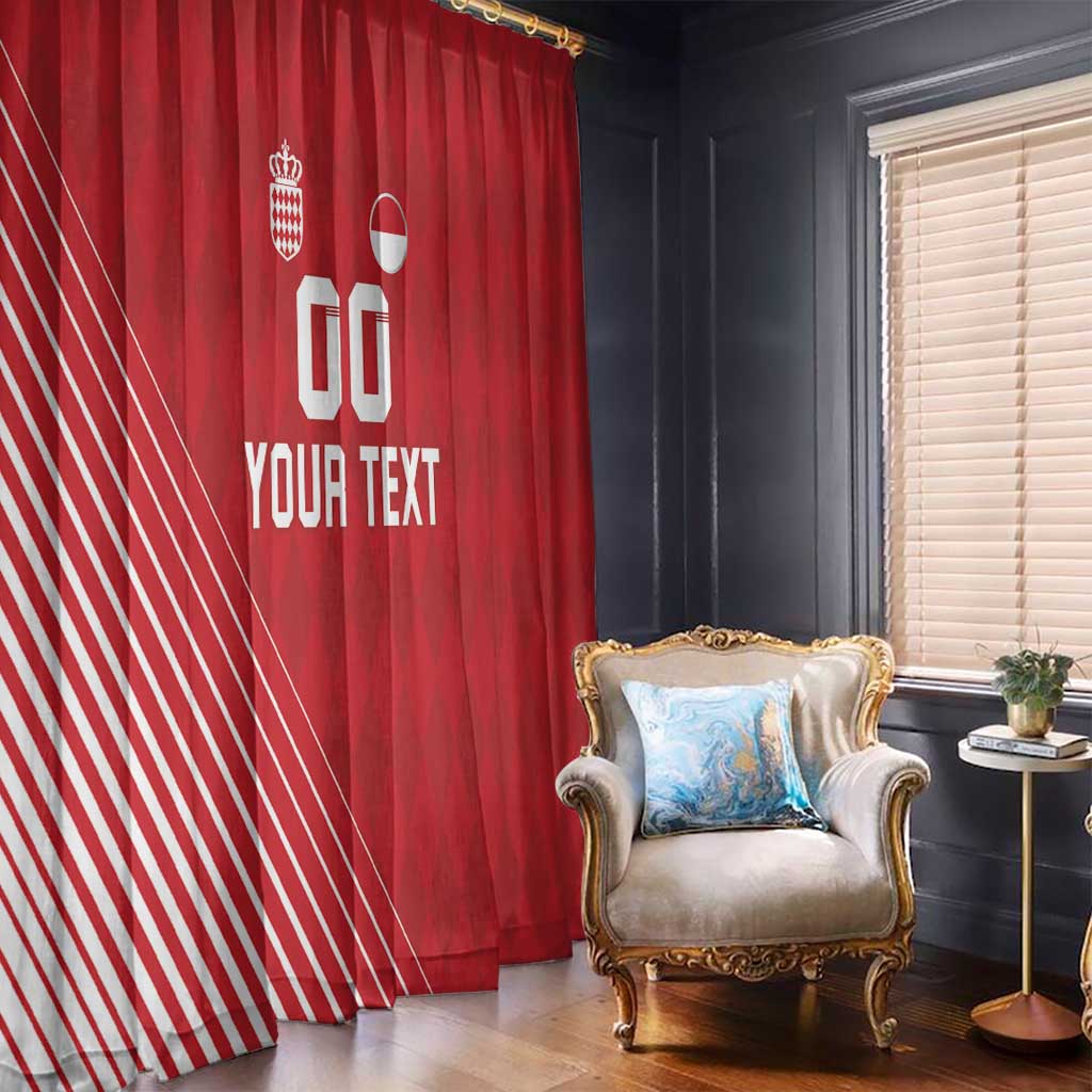 Custom Monaco Football Window Curtain Go Champion 2025