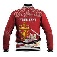 Personalized Norway Constitution Day Baseball Jacket Norwegian Lion Pyramidal Saxifrage