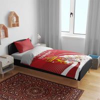 Personalized Norway Constitution Day Bedding Set Norwegian Lion Pyramidal Saxifrage