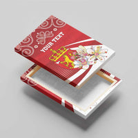 Personalized Norway Constitution Day Canvas Wall Art Norwegian Lion Pyramidal Saxifrage