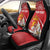 Personalized Norway Constitution Day Car Seat Cover Norwegian Lion Pyramidal Saxifrage