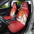 Personalized Norway Constitution Day Car Seat Cover Norwegian Lion Pyramidal Saxifrage