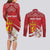 Personalized Norway Constitution Day Couples Matching Long Sleeve Bodycon Dress and Long Sleeve Button Shirt Norwegian Lion Pyramidal Saxifrage