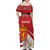 Personalized Norway Constitution Day Family Matching Off Shoulder Maxi Dress and Hawaiian Shirt Norwegian Lion Pyramidal Saxifrage