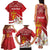 Personalized Norway Constitution Day Family Matching Tank Maxi Dress and Hawaiian Shirt Norwegian Lion Pyramidal Saxifrage