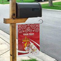 Personalized Norway Constitution Day Garden Flag Norwegian Lion Pyramidal Saxifrage