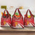 Personalized Norway Constitution Day Grocery Bag Norwegian Lion Pyramidal Saxifrage