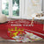 Personalized Norway Constitution Day Round Carpet Norwegian Lion Pyramidal Saxifrage