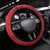 Norway Constitution Day Steering Wheel Cover Norwegian Lion Pyramidal Saxifrage