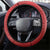 Norway Constitution Day Steering Wheel Cover Norwegian Lion Pyramidal Saxifrage