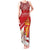 Personalized Norway Constitution Day Tank Maxi Dress Norwegian Lion Pyramidal Saxifrage