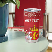 Personalized Norway Constitution Day Tumbler Cup Norwegian Lion Pyramidal Saxifrage