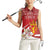 Personalized Norway Constitution Day Women Sleeveless Polo Shirt Norwegian Lion Pyramidal Saxifrage