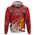 Personalized Norway Constitution Day Zip Hoodie Norwegian Lion Pyramidal Saxifrage