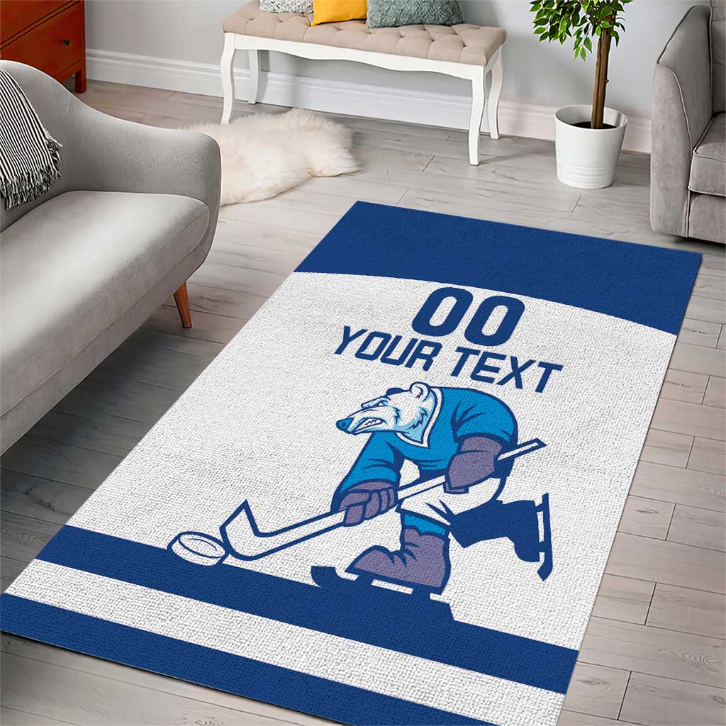 Custom Norway Hockey Area Rug Norge Polar Bears